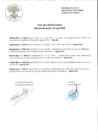 Délibérations du 15 mai 2025