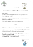 Arrêté de fermeture d’un ERP
