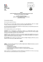Arrêté d’interdiction de survol des aéronefs