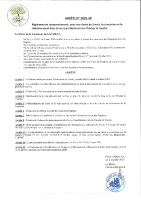 Arreté de circulation