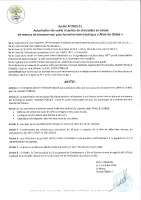 Arrêté branchement électrique allée du Chatel