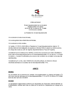 Agence départementale- Arrêté permanent D19 – landean 70kmh-1