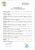 Délibérations du 16 décembre 2025